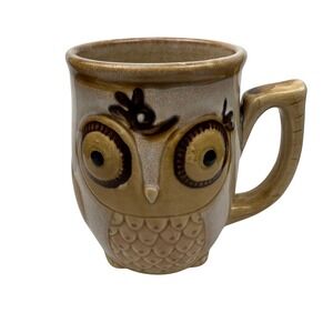 Vintage Whimsical 12 oz Ceramic Owl Mug by Gibson Home